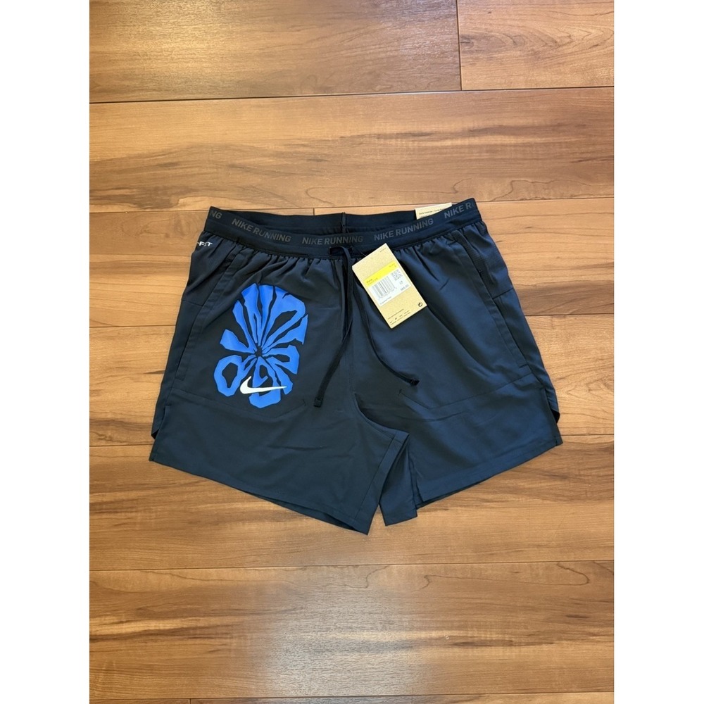 NWT Nike Stride Run Energy 5" Brief Lined Running Shorts Black FV9612-010 Mens S